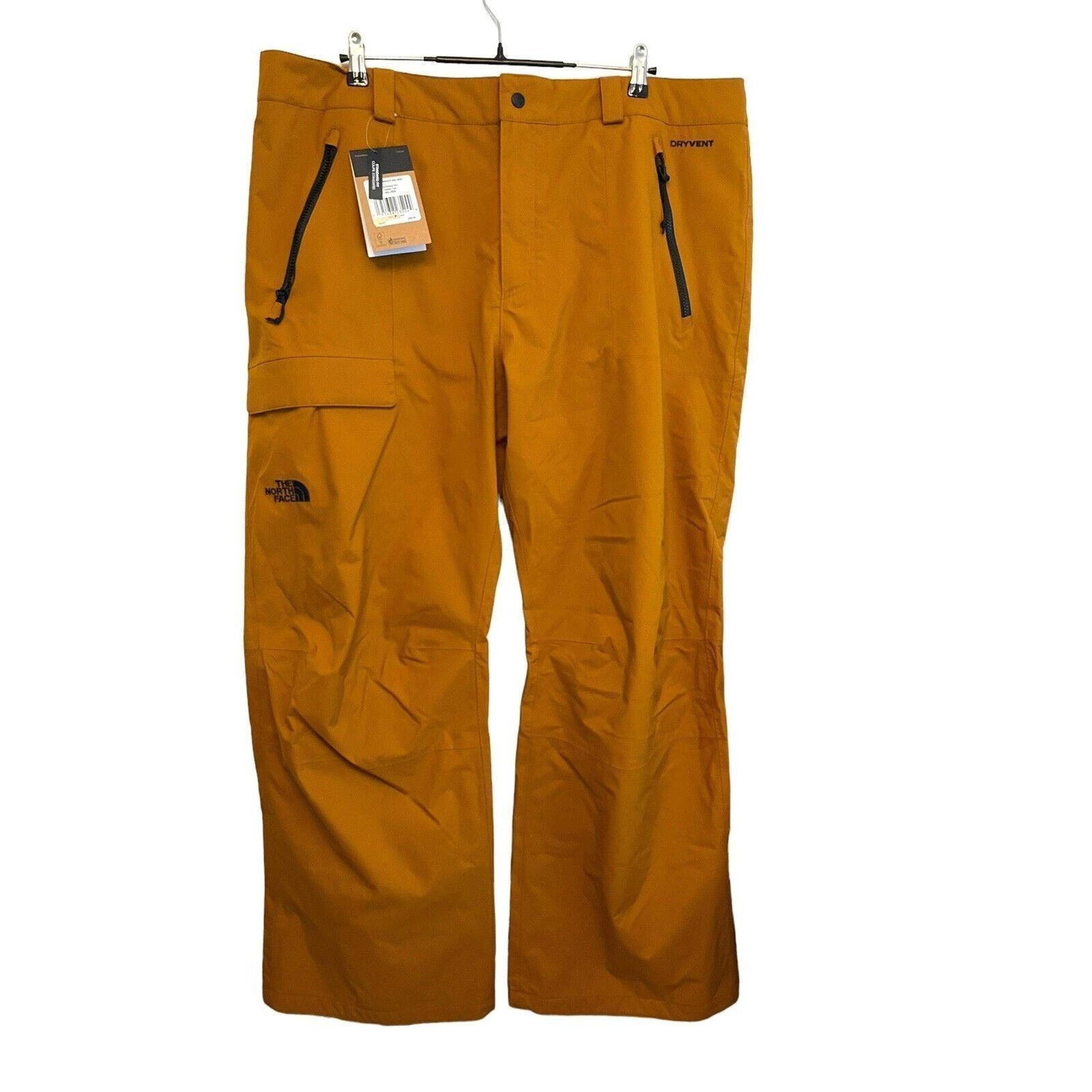 NWT The North Face Seymore Snow Pants Men Size XXL Timber Tan Ski Dryvent DWR