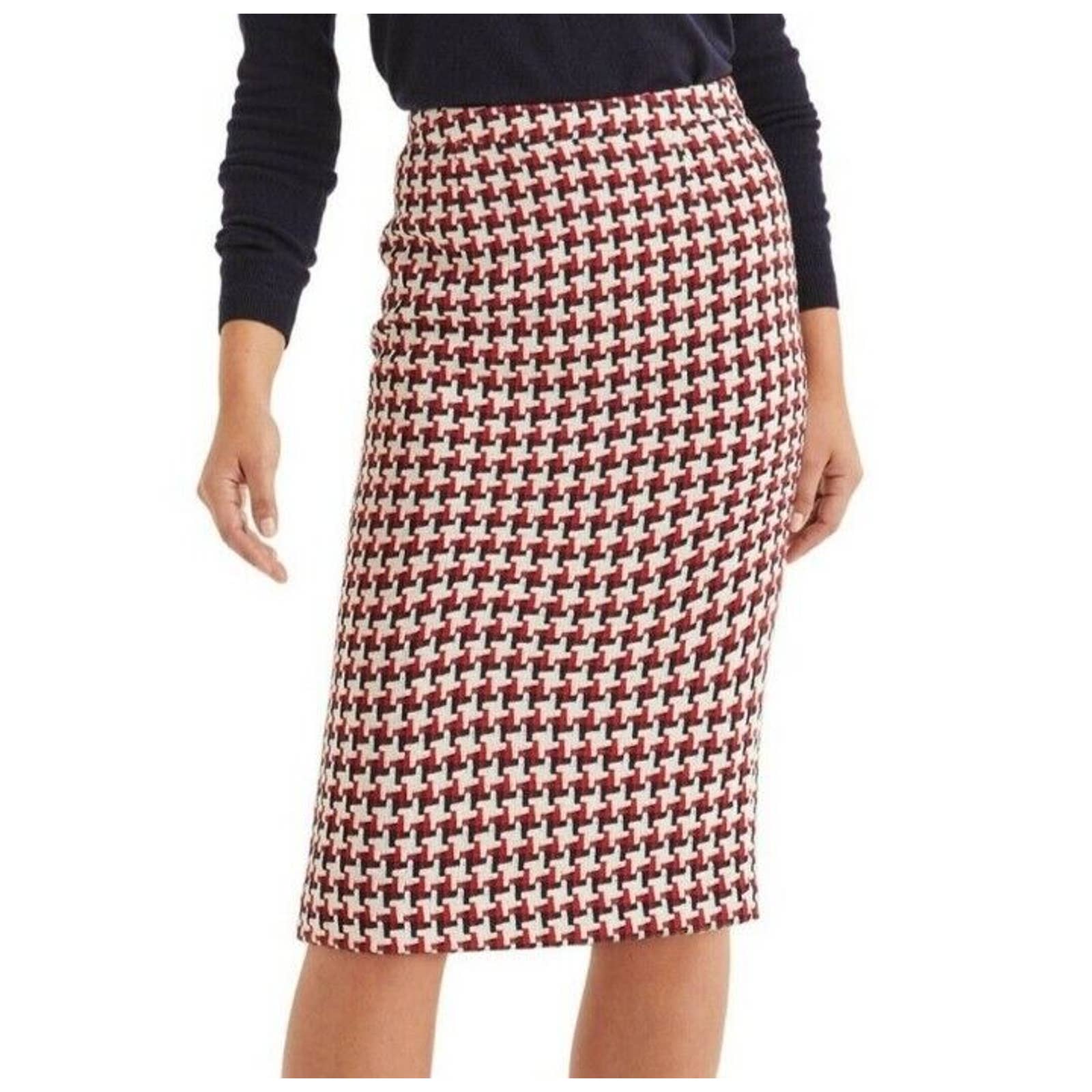 Vintage Valentino Tweed Academia Pencil Skirt Size 8 fits small like a size 4