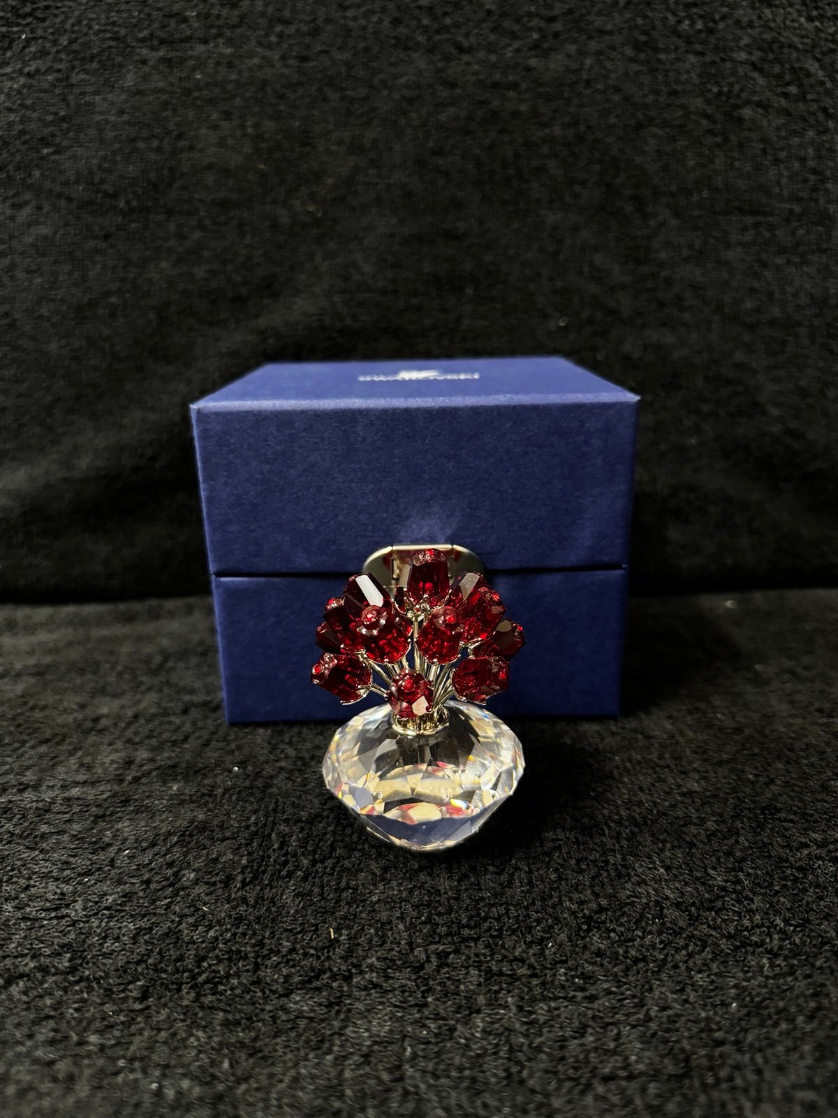 Swarovski Vase of Roses