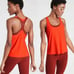 ATHLETA ORANGE 2-IN-1 ULTIMATE SUPPORT TANK TOP SIZE XS