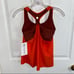 ATHLETA ORANGE 2-IN-1 ULTIMATE SUPPORT TANK TOP SIZE XS