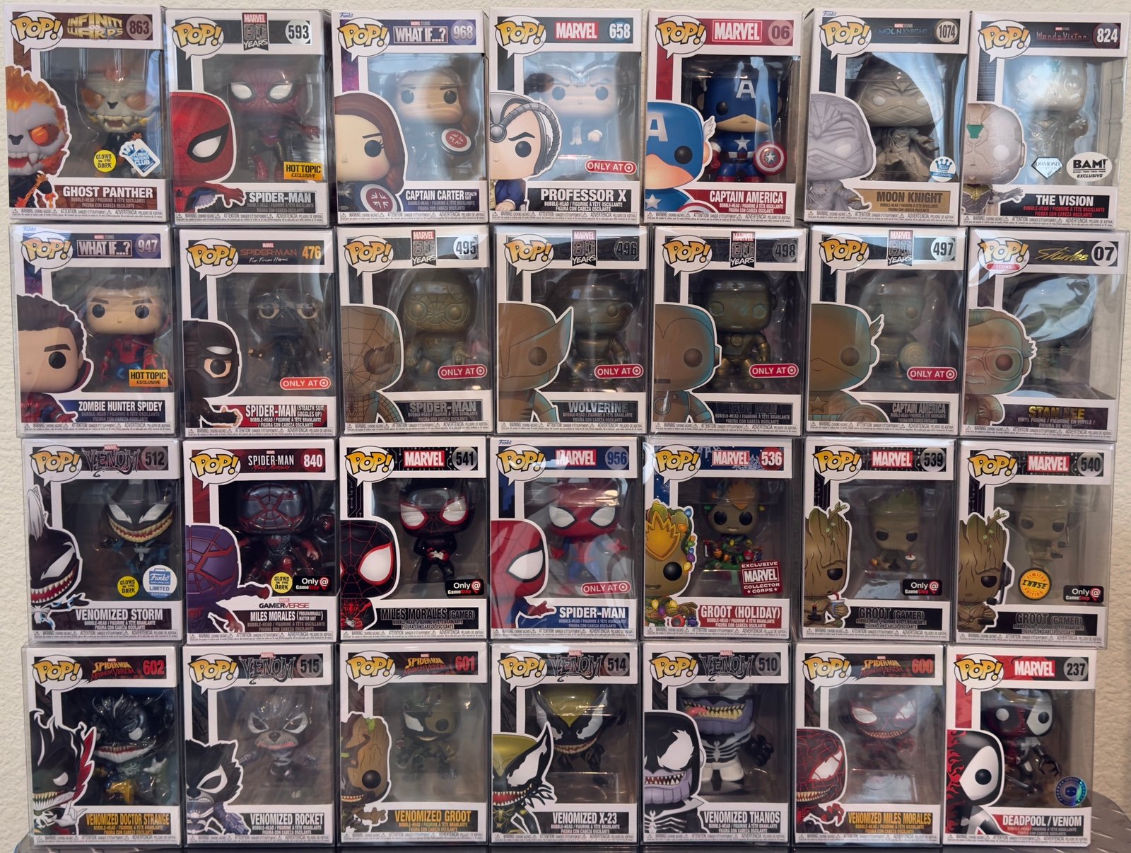 Funko Pop Marvel Lot