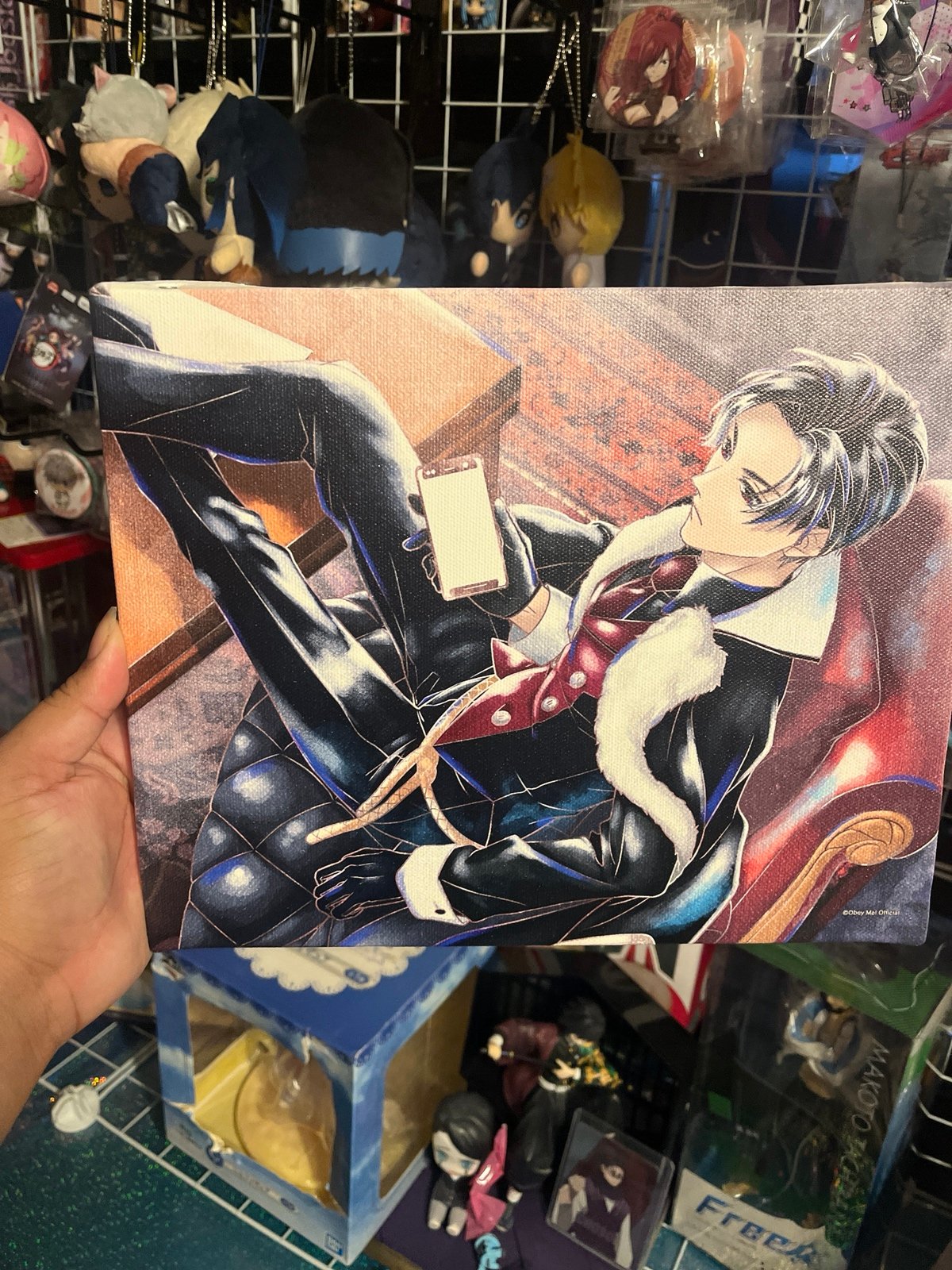 Obey me shall we date Lucifer canvas art