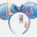 Disney Parks Cinderella Carriage Midnight Clock Headband Minnie Mouse Ears Blue
