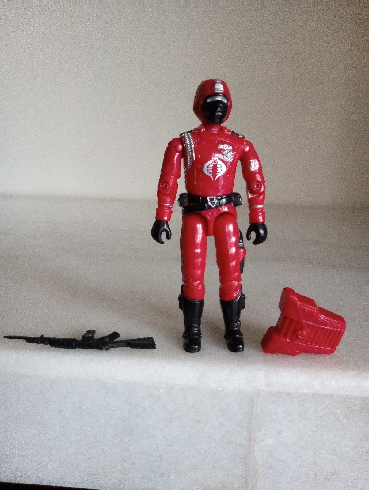 GI Joe 1985 Crimson Guard Cobra Elite Trooper AF Complete W Original Accessories