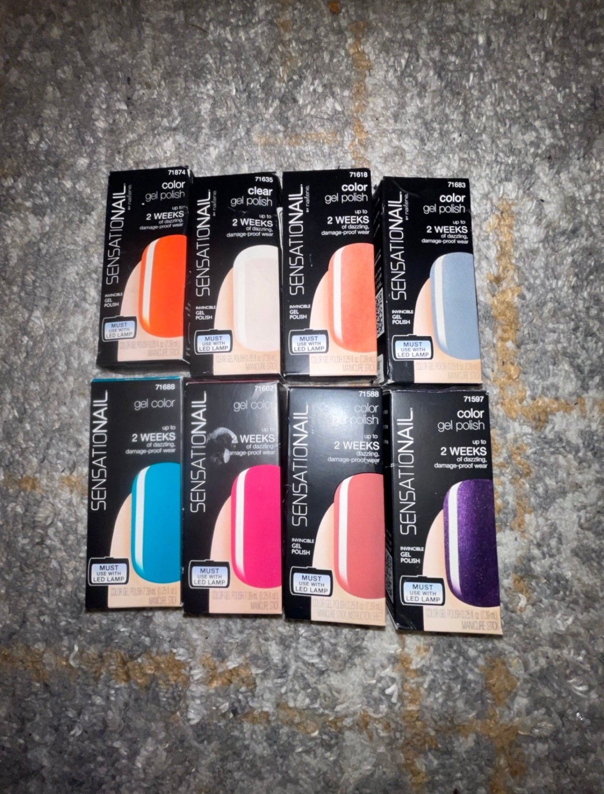 8 sensationail gel nail polish