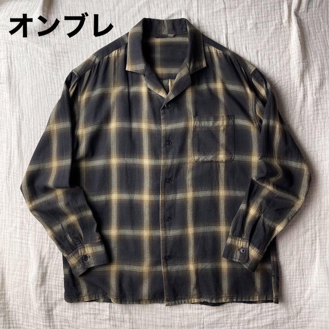 Open Collar Shirt, Ombré Rayon, Box Silhouette, Shadow Check