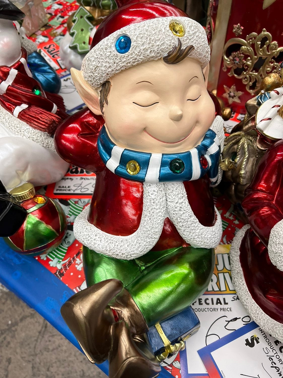 oversized illuminated christmas character