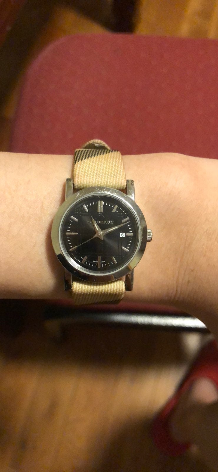 Authentic Burberry watch for women