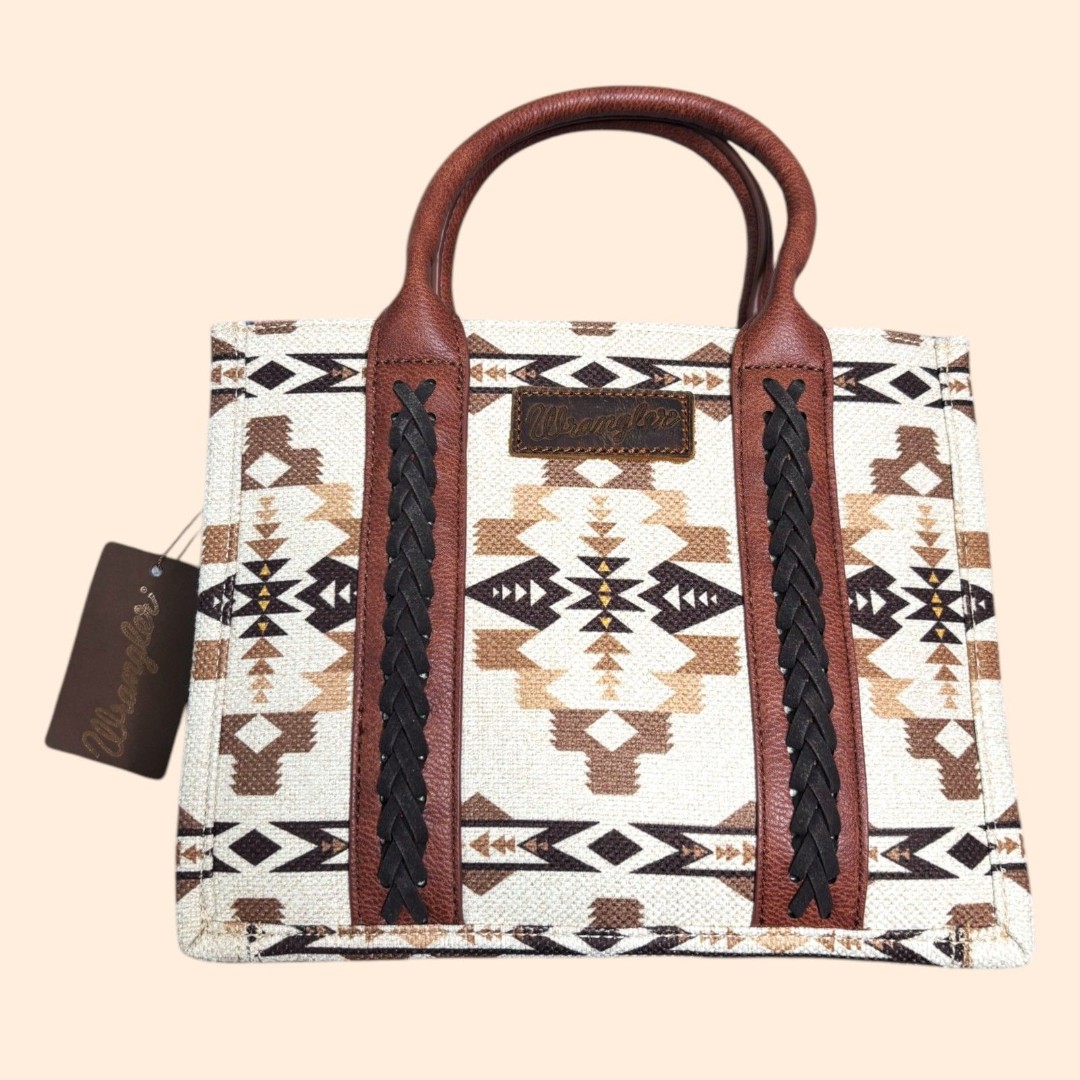 Wrangler Southwestern Canvas Tote Bag