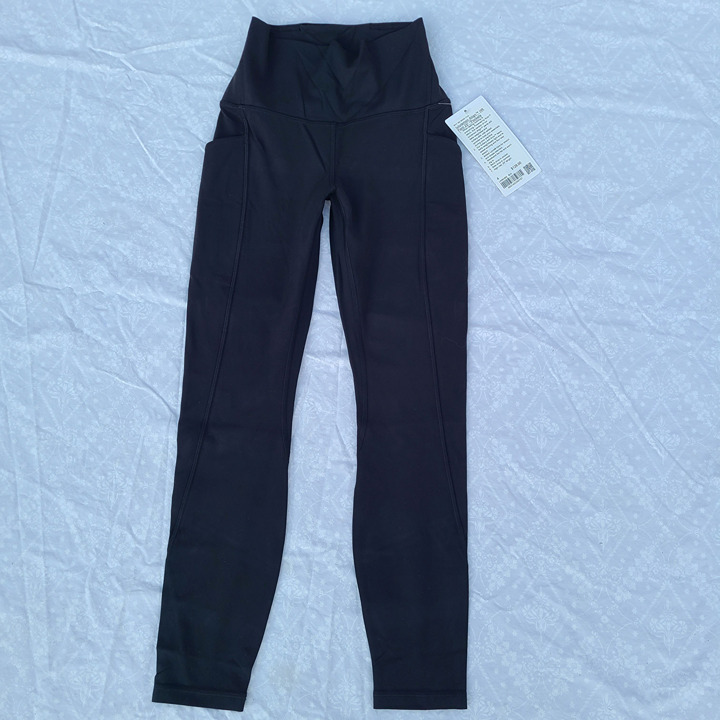 BRAND NEW Lululemon Align High Rise Pant *Pockets 25 - Black - Size 4