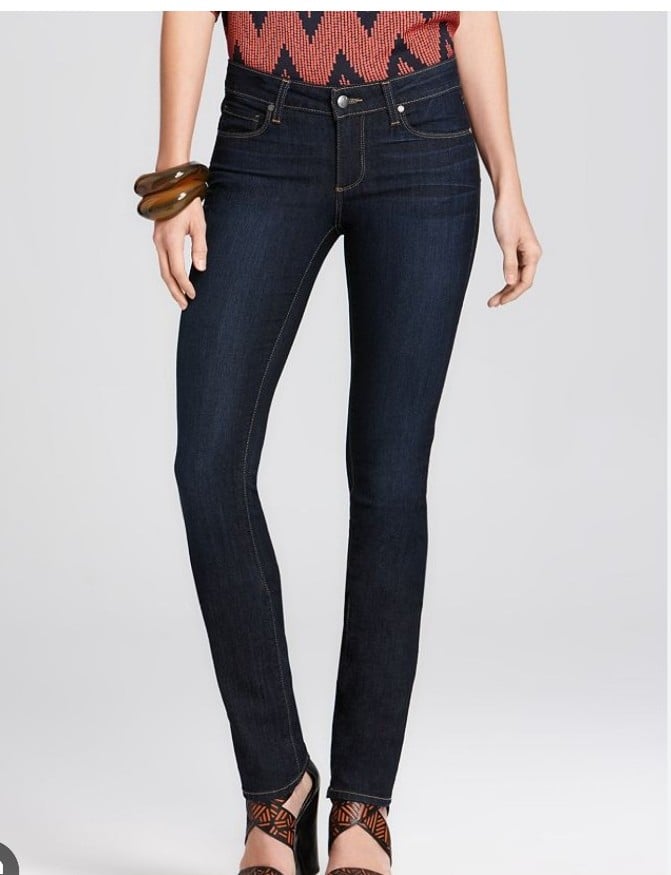 Paige skyline straight jeans Sz 29 stream wash stretch denim A11N