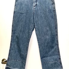 LOEWE 19AW Men’s Fisherman turn-up baggy jeans in denim 48/M NWT