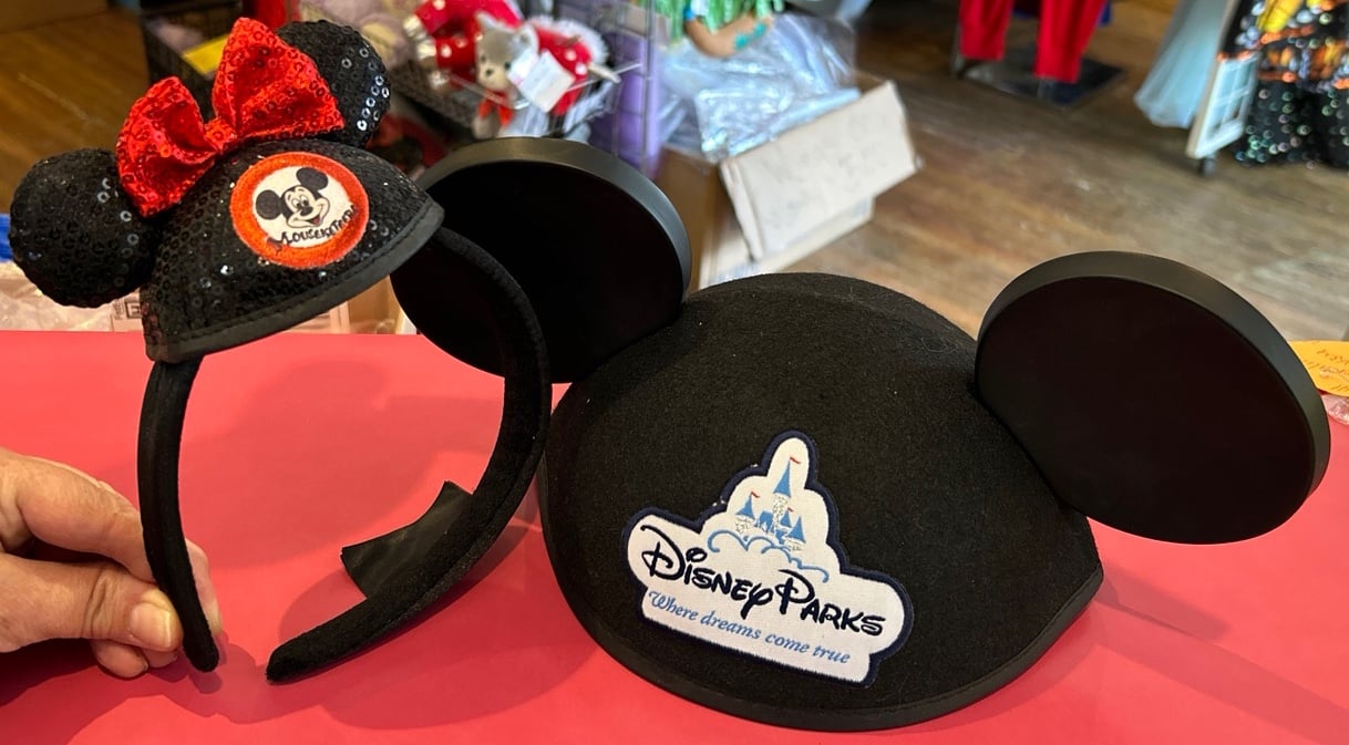Disney Parks Minnie Ears Headband and Mickey Hat