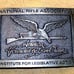 NRA Vintage Brass Buckle