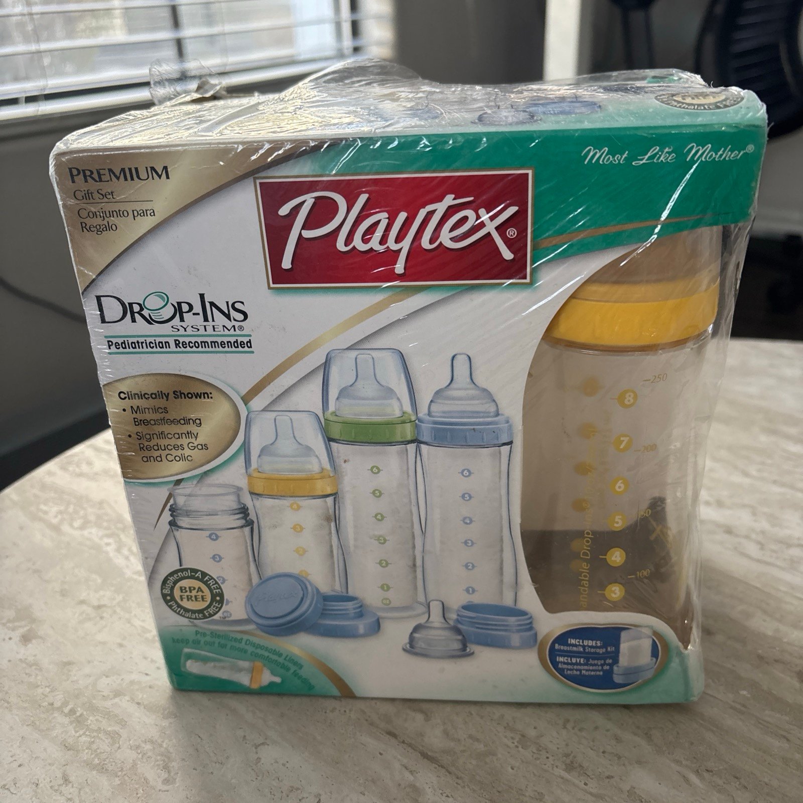 PLAYTEX Vintage DROp INS 4 Varies Ounces Bottles Silicone Nipples NEW