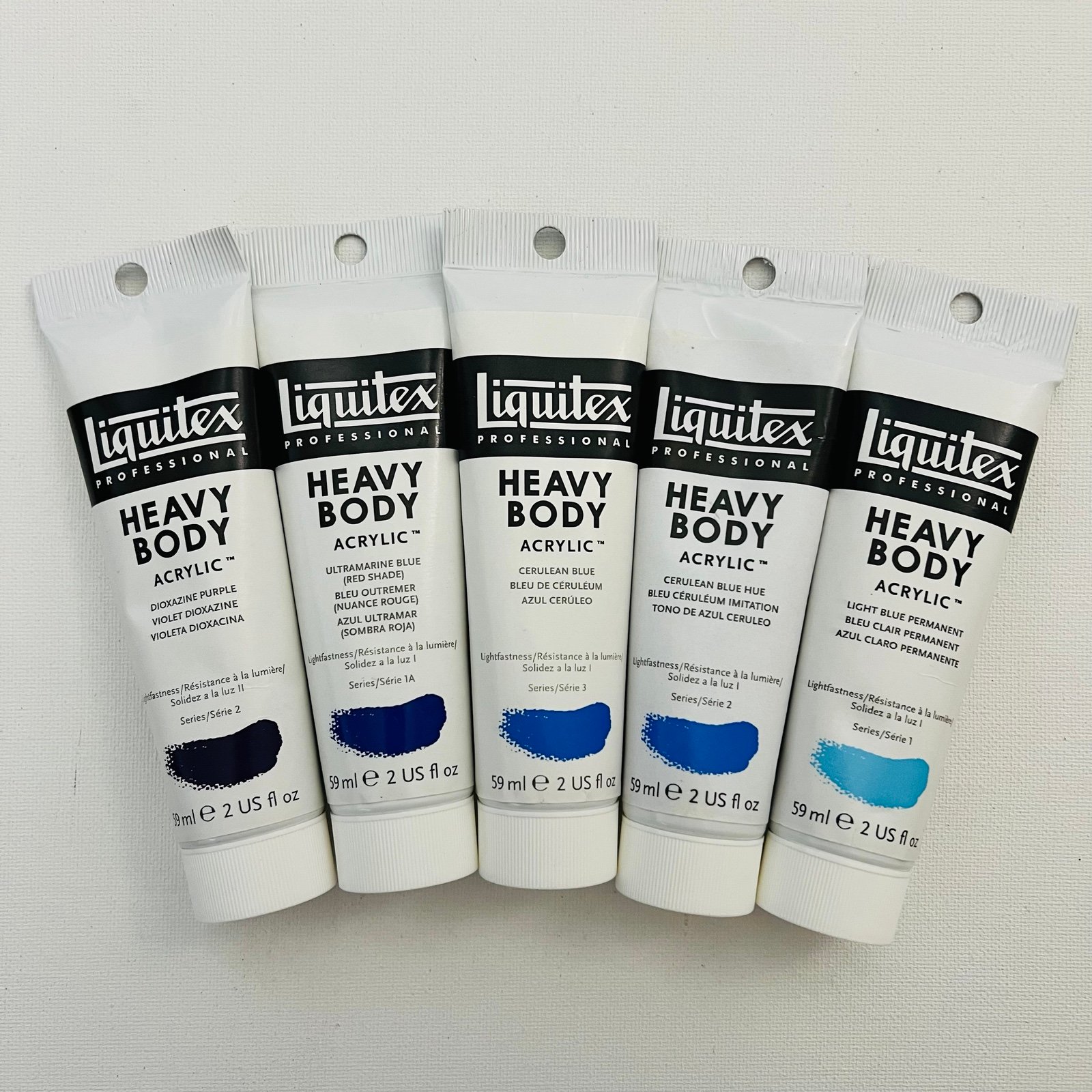 New liquitex Heavy Body Acrylic x 5