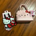 Hello Kitty luggage tags and hello kitty purse