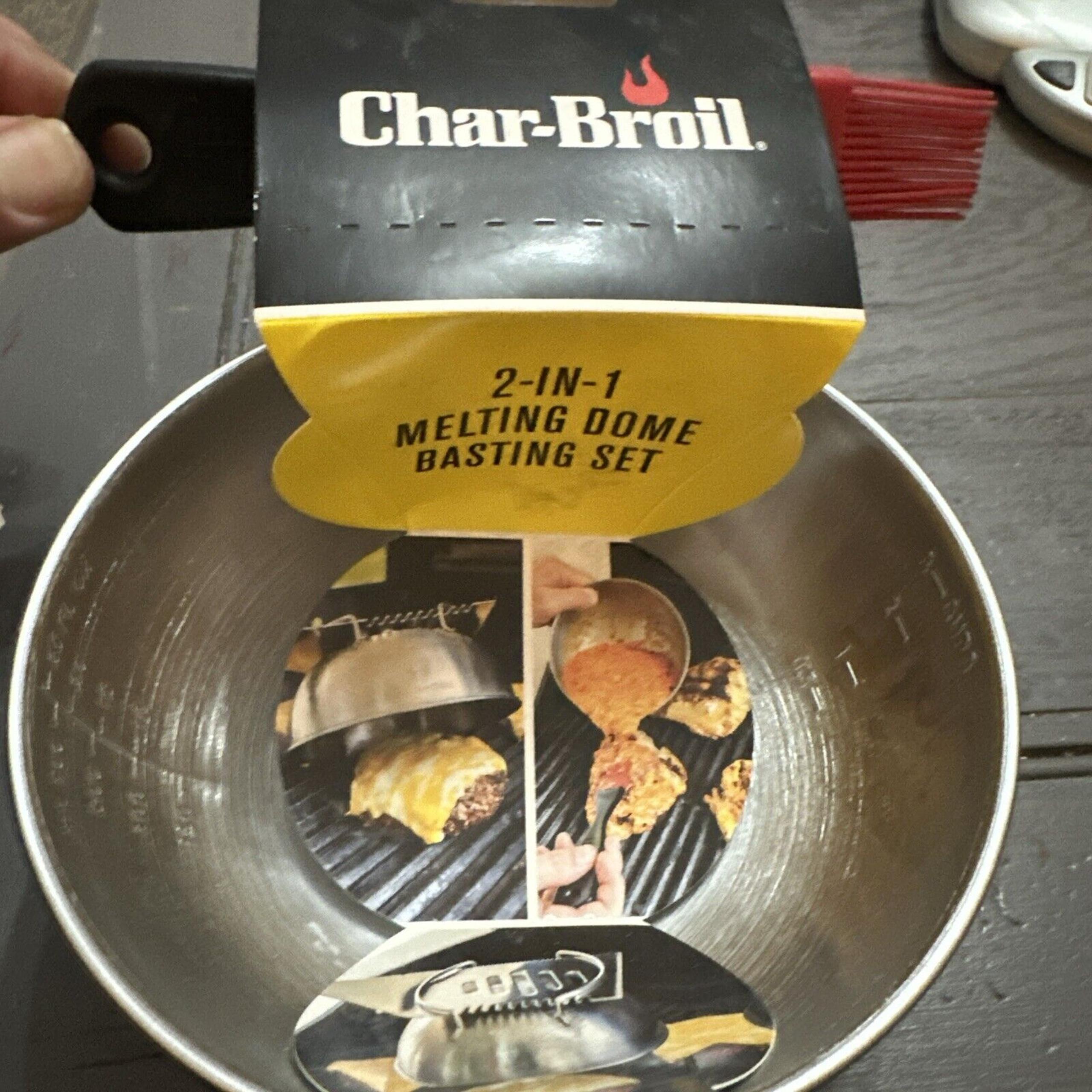 Char Broil Stainless Steel Basting Bowl And Brush - grill accessories {Z}