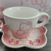 Le Creuset Sanrio Hello Kitty Tea Cups and Saucers Set