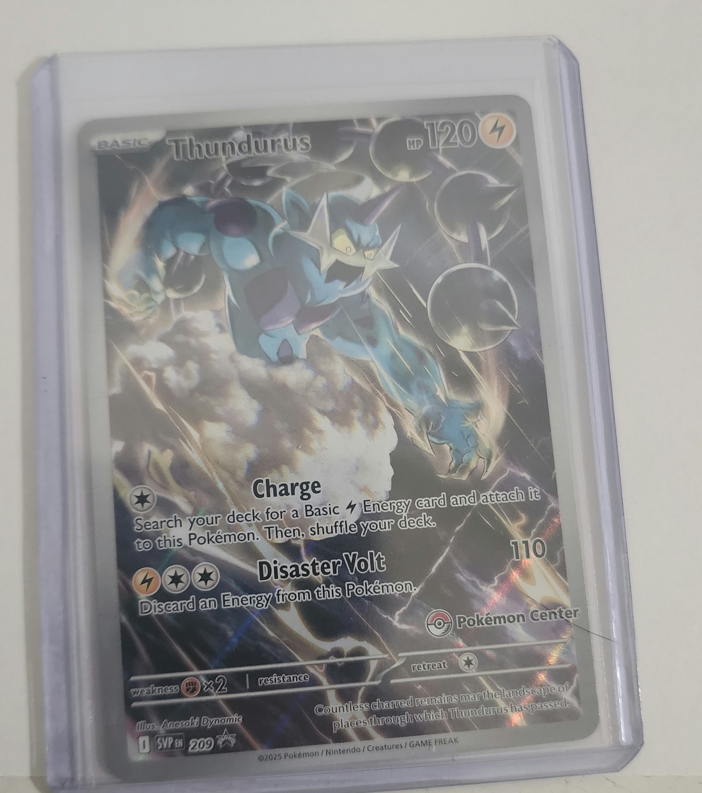 Pokemon TCG - Thundurus Pokemon Center Black Bolt Promo