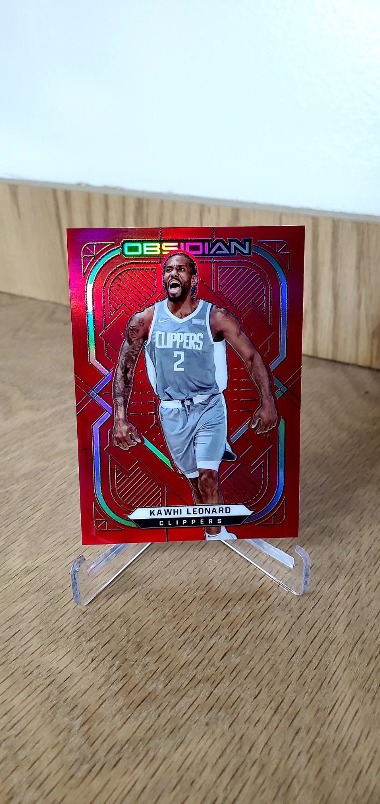 Kawhi Leonard RARE RED ASIA Exclusive Holo!