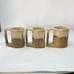 Vintage Padilla Drip Glaze Stacking Stoneware 3 Large Coffee Tea Mug Signed