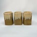 Vintage Padilla Drip Glaze Stacking Stoneware 3 Large Coffee Tea Mug Signed