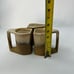 Vintage Padilla Drip Glaze Stacking Stoneware 3 Large Coffee Tea Mug Signed