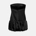 NWT Zara Woman Bloggers Fav SATIN EFFECT RHINESTONE BALLOON DRESS Size S Small
