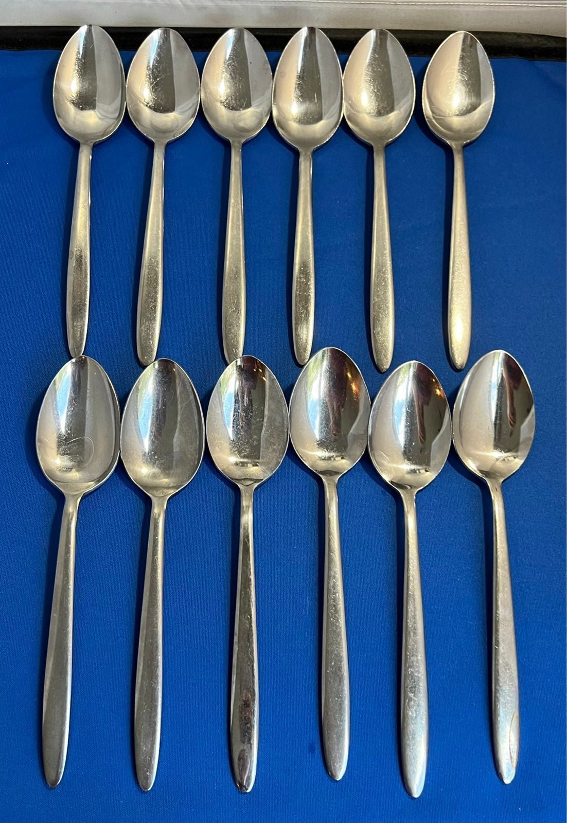 vintage edward don company pattern Don 3 stainless Dinner Spoons set of 12