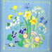 Framed Vintage Large Size Crewel Embroidery Spring Floral