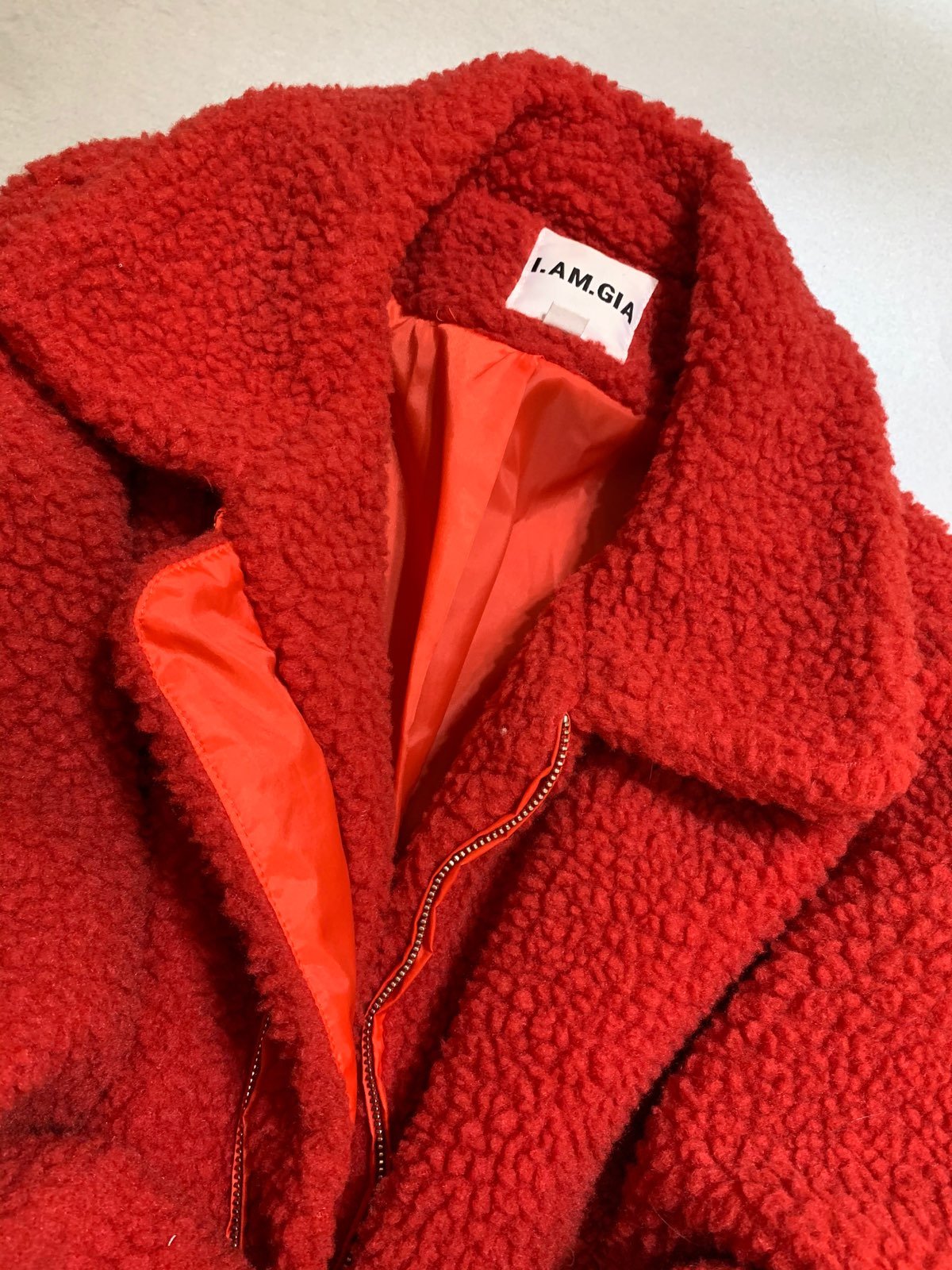 IAMGIA RED TEDDY JACKET