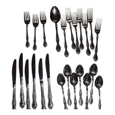 Reed Barton Candace Andrea Rebacraft Lot Of 24pc Flatware Stainless Replacements