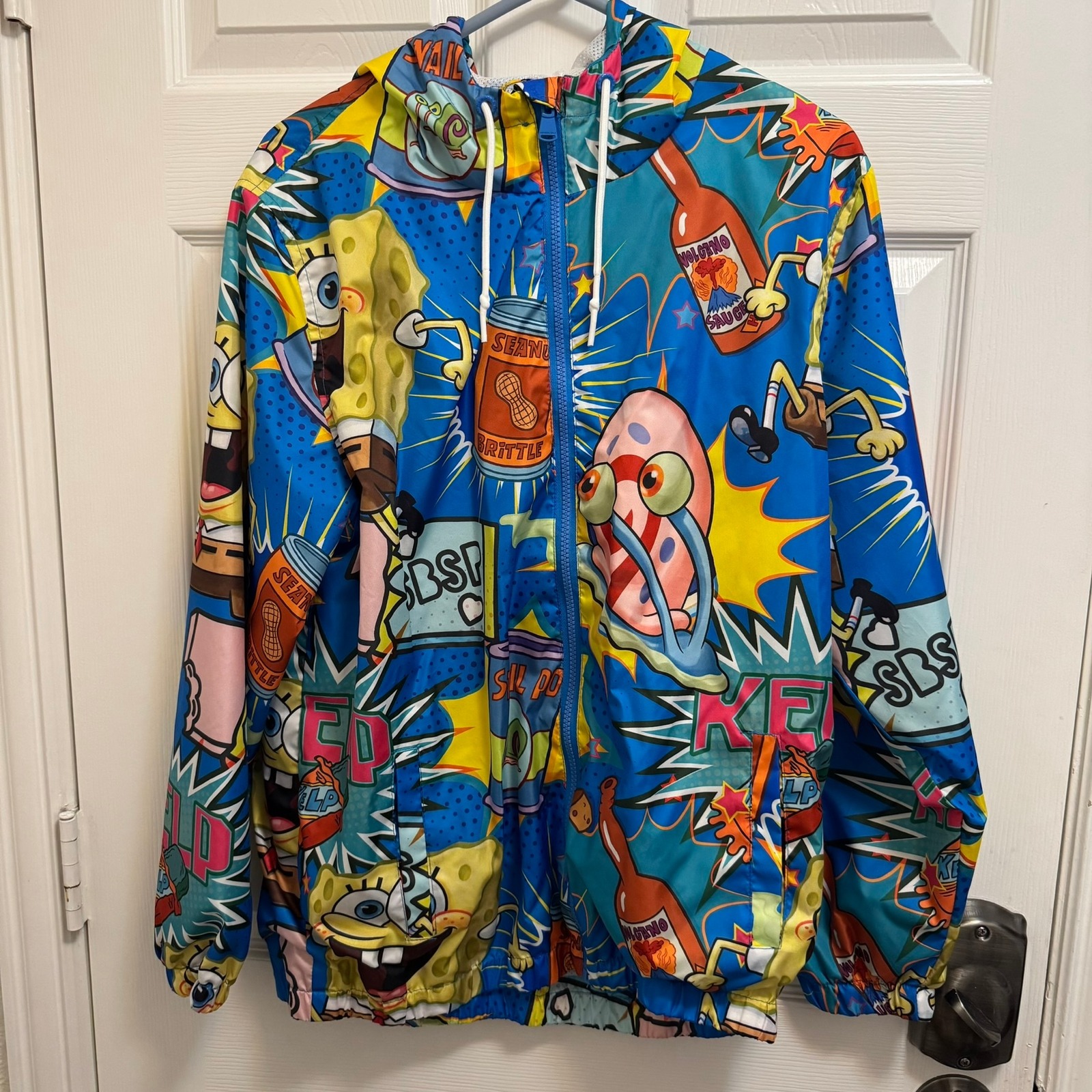 members only spongebob windbreaker