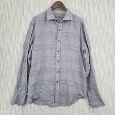 Robert Graham Men's Button down Shirt XL Classic Fit Striped Purple