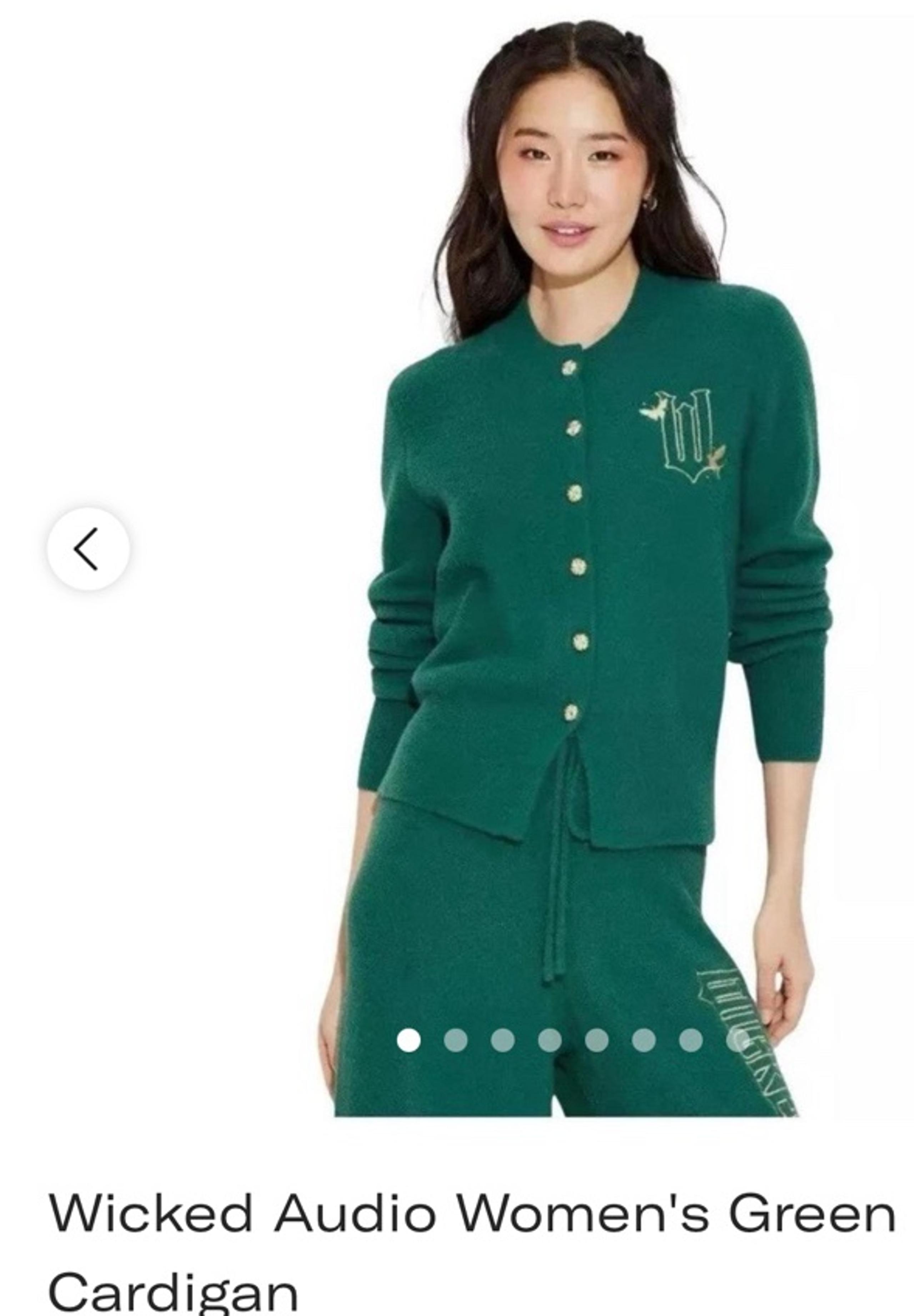 Wicked Audio Women's Green Cardigan