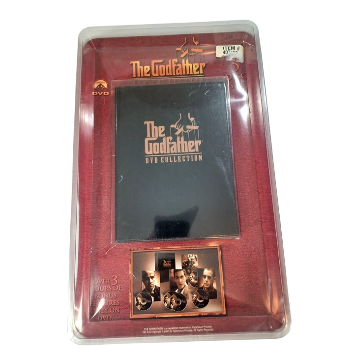 The Godfather DVD Collection 5-Disc Set (all 3 Films) New & Sealed Vintage 2001