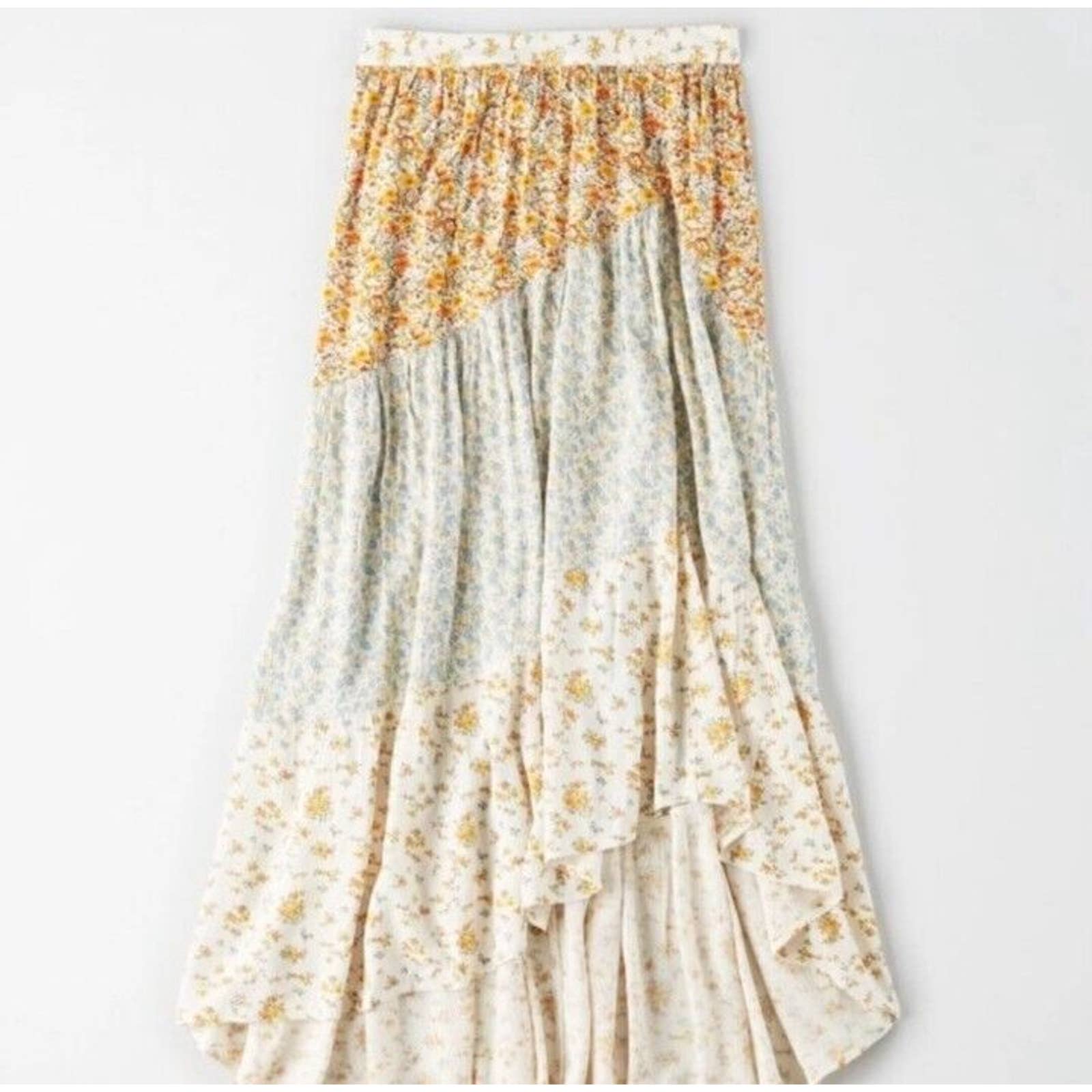 promotions American Eagle Floral Boho Cottagecore High Low Skirt Size Large Women promotions American Eagle Floral Boho Cottagecore High Low Skirt Size Large Women