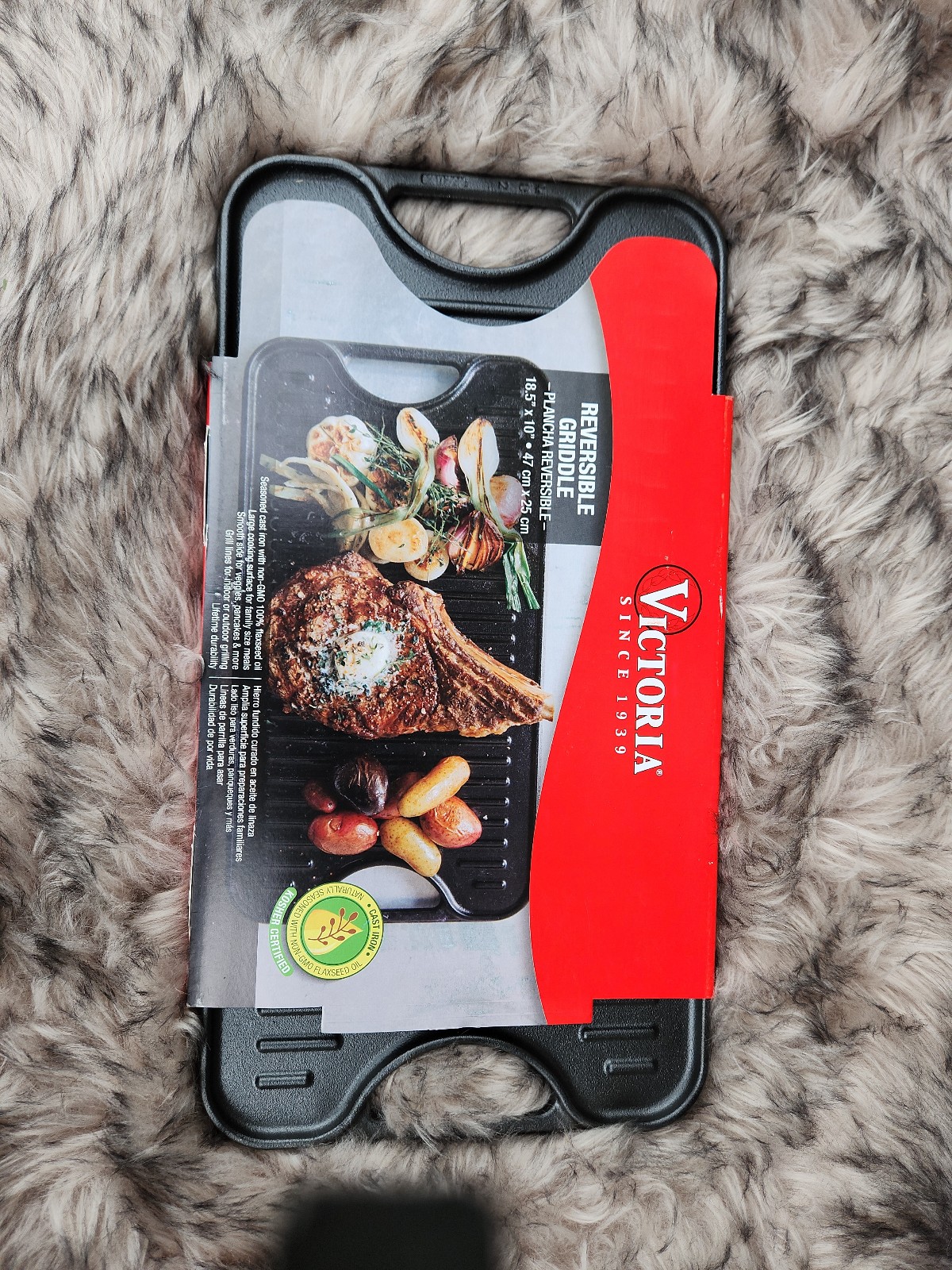 Reversible griddle