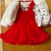 Christmas dress and jacket