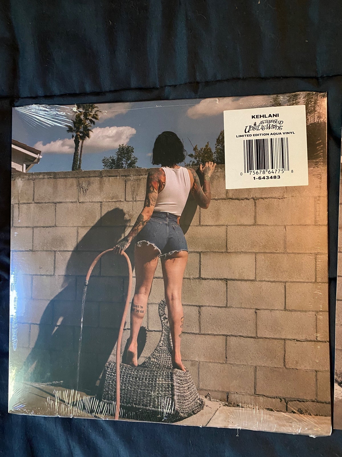 KEHLANI It was good until it wasn’t SIGNED PRINT + aqua vinyl