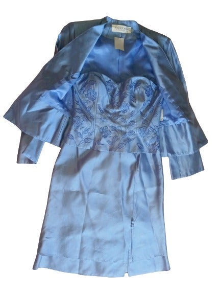 Montage by Mon Cheri Suit Dress with matching Jacket Size 8