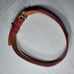 Rare Coach Dog Collar Skull & Peace Signs Pink Leather
