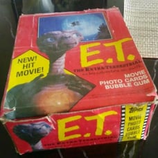 E.T. The Extra-Terrestrial 1982 Movie Topps Wax Box - 36 Sealed Wax Packs