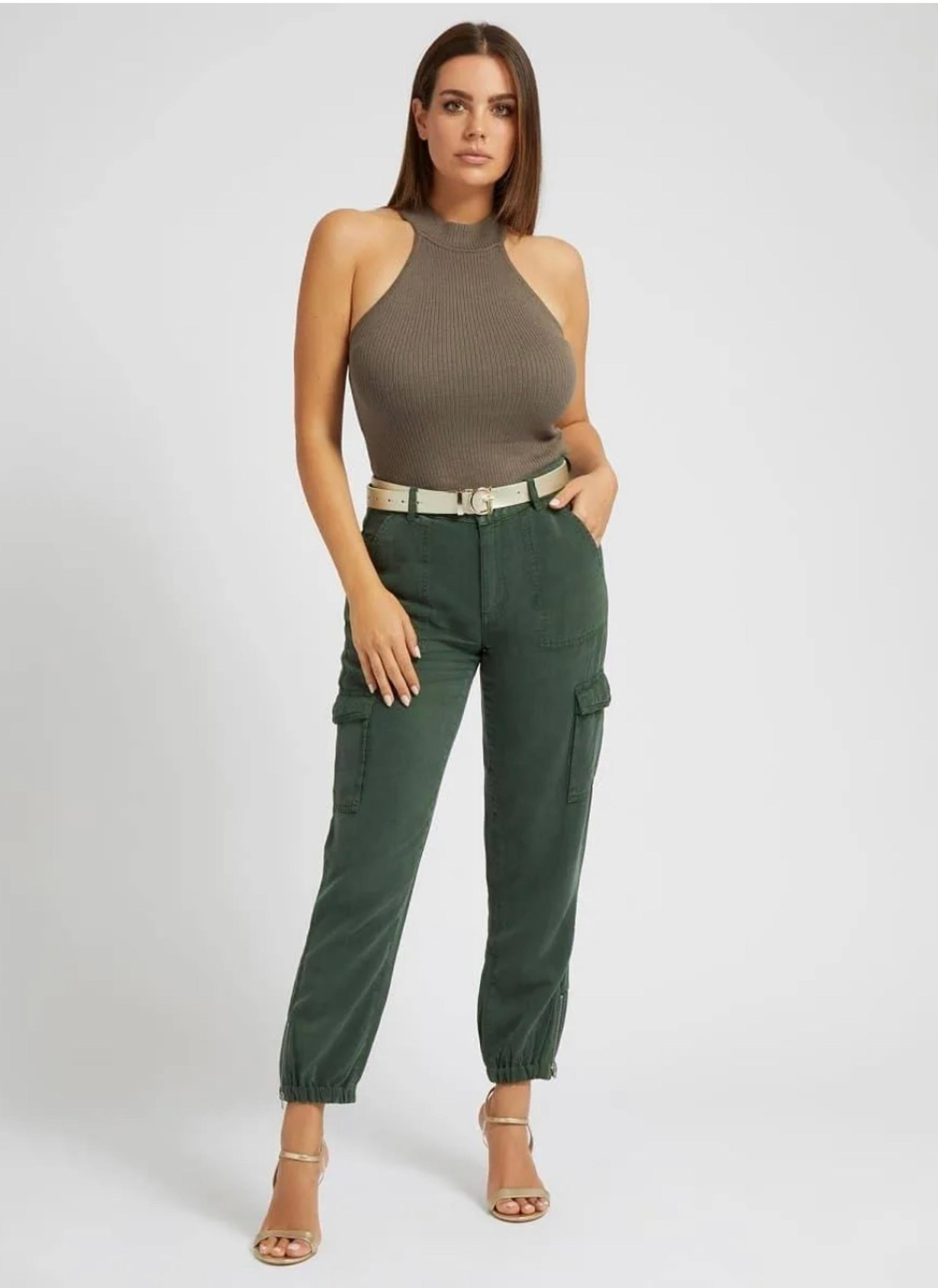 Guess Women's Essential Bowie Cargo Chino