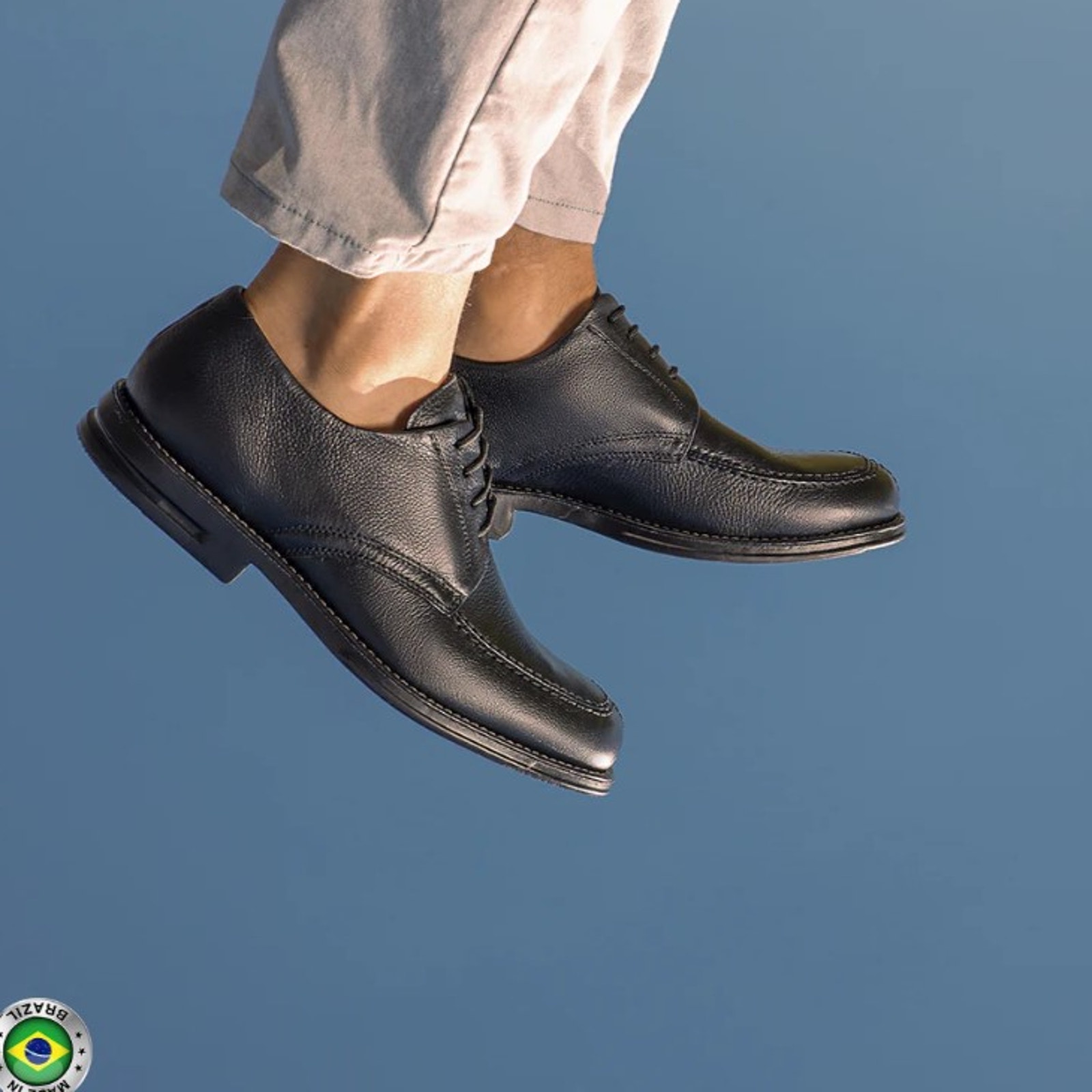 SANDRO MOSCOLONI PREMIUM DERBY FREDSON BLACK dress shoes sz 9/42