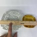 Set of Vintage 1970s Retro Libbey 6” & 4” Square Pebble Glass cigarette Ashtrays