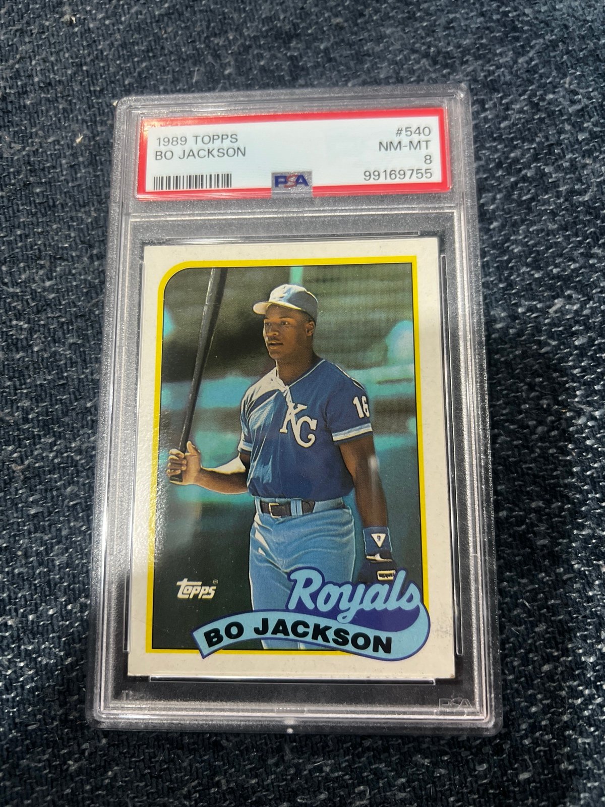 Bo Jackson PSA grade 8