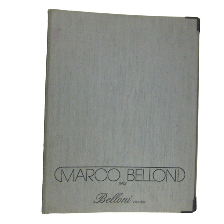 Marco Belloni Italy Binder Furniture Designs Interior Bedroom Missing Pages